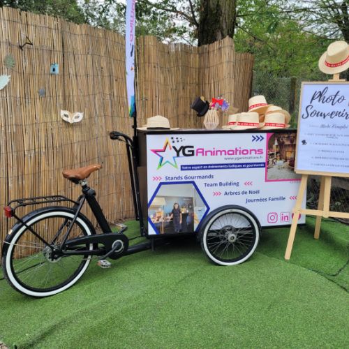 location triporteur évènementiel personnalisable